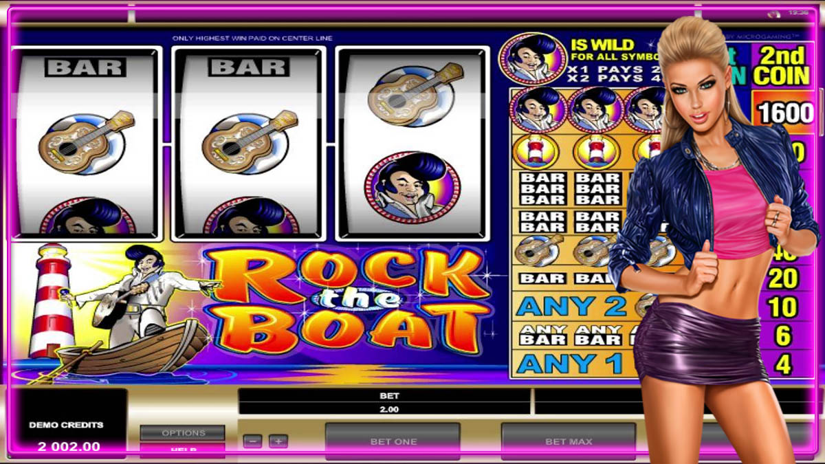 Победа не за горами с игровым автоматом без смс Rock The Boat в казино Вулкан
