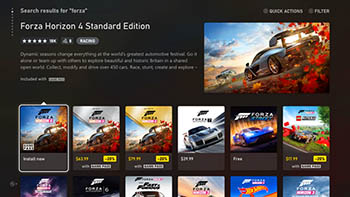 Microsoft представила обновленный дизайн Xbox Store