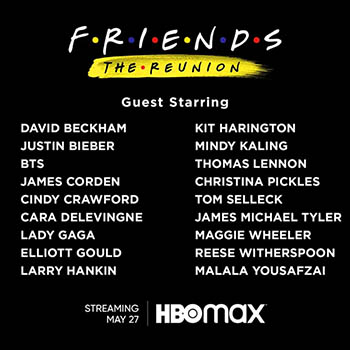 HBO Max представила полный трейлер Друзья: Воссоединение